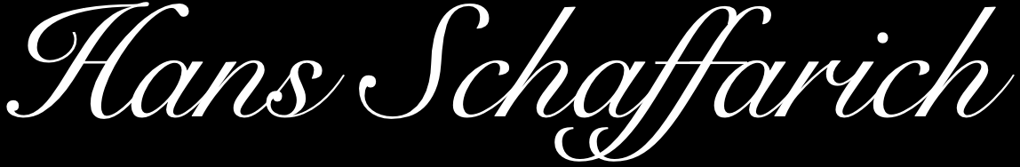 Signatur Hans Schaffarich
